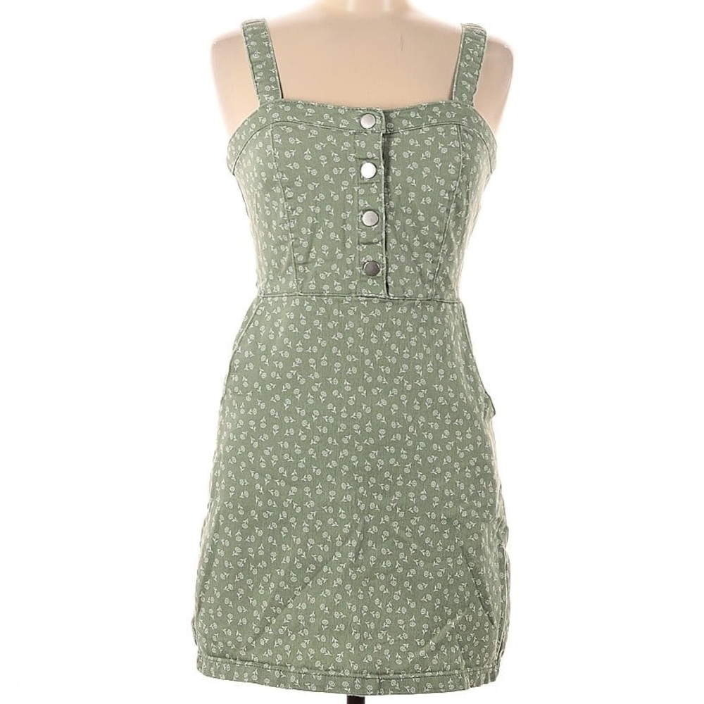 Green Denim Dress